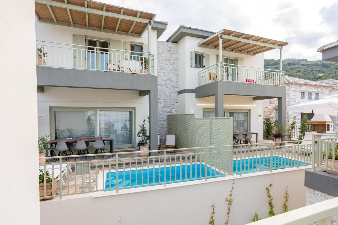 Sea And Sun Luxury Pools' Villas Chorefton Exterior foto