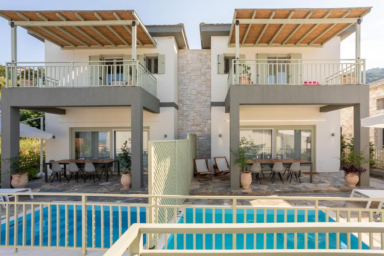 Sea And Sun Luxury Pools' Villas Chorefton Exterior foto