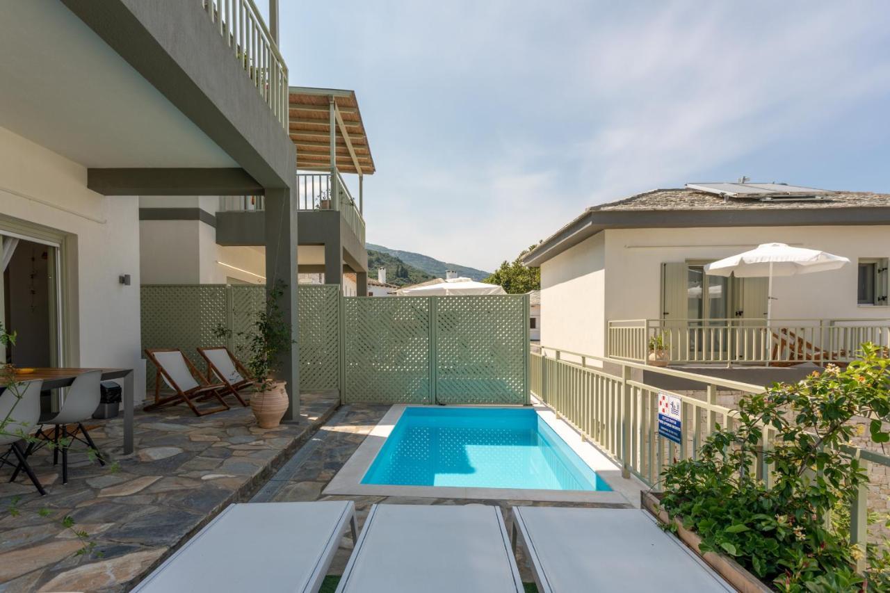 Sea And Sun Luxury Pools' Villas Chorefton Exterior foto